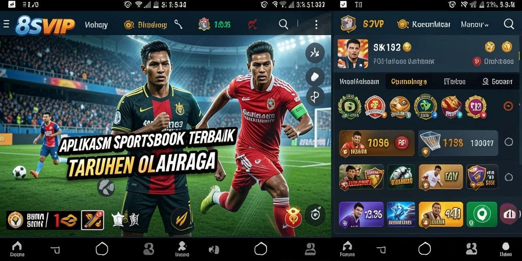 Screenshot 8SVIP menampilkan tatapan mendalam pada taruhan olahraga.