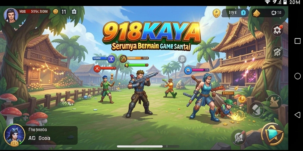 Screenshot gameplay 918KAYA menunjukkan keseruan bermain game Casual.