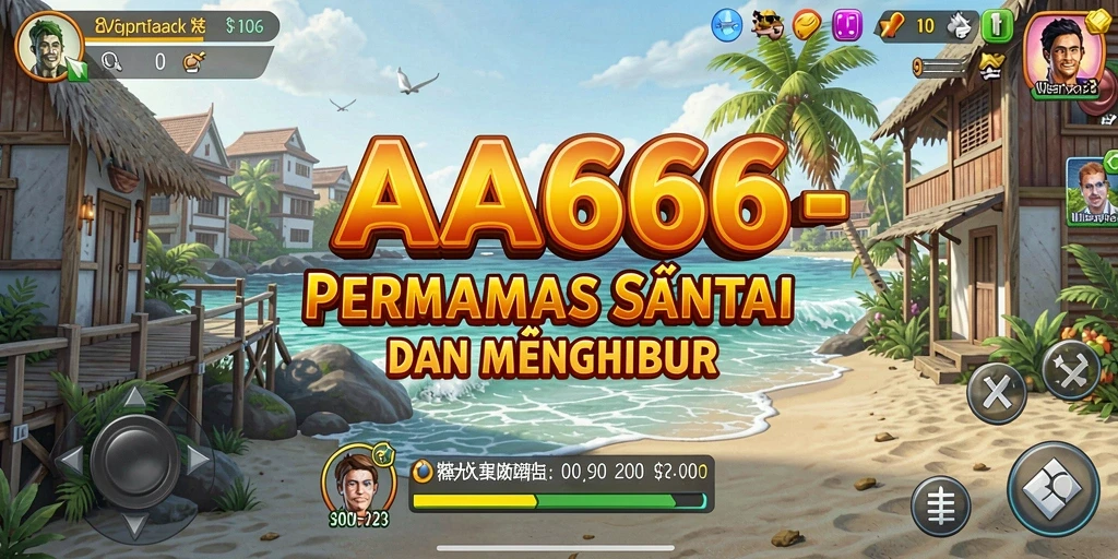 Tampilan gameplay seru dan menantang dalam AA666.