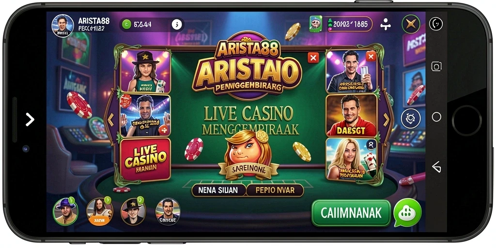 Tangkapan layar gameplay ARISTA88 yang memukau dari Live Casino.