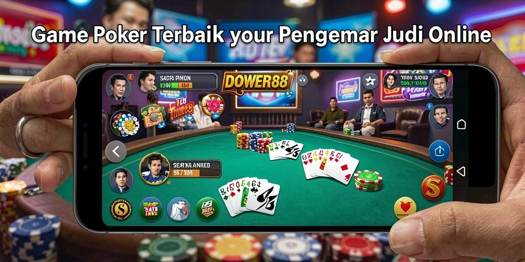 Tampilan luar biasa saat bermain Poker di DOWER88.