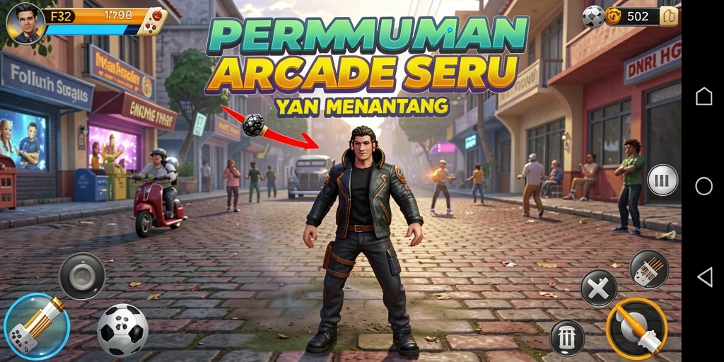 Tampilan menarik dari gameplay F32 penuh aksi dan tantangan.