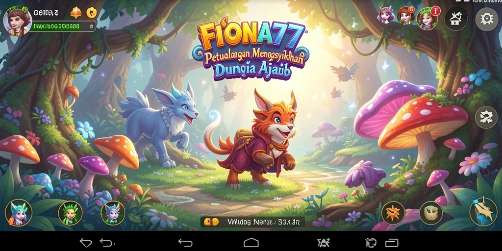 Screenshot gameplay <strong>FIONA77</strong> yang menampilkan petualangan menantang.
