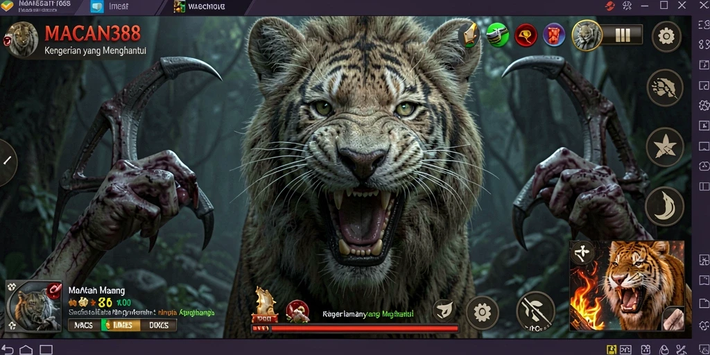 Screenshot menampilkan momen menegangkan dalam gameplay Horror.