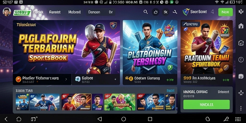 Screenshot utama SD107 menunjukkan pengalaman taruhan yang menarik dan interaktif.