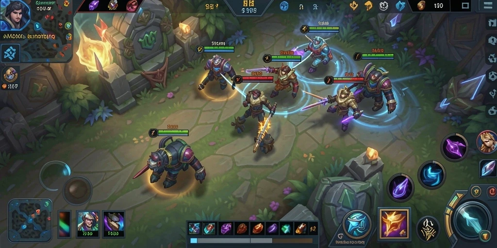 Tampilan menarik dari gameplay <strong>SOJU88</strong> dengan karakter berwarna-warni dan pertarungan seru.